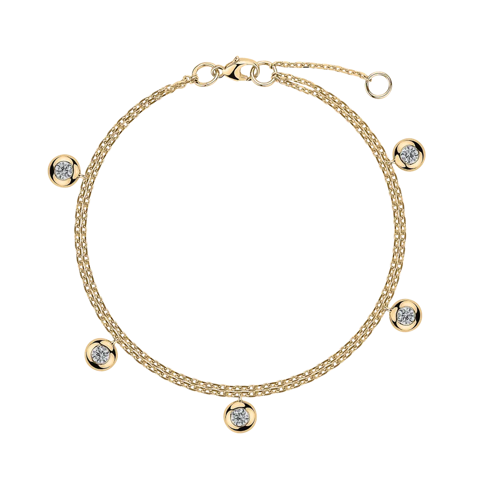Náramek s diamanty Adorable Dots