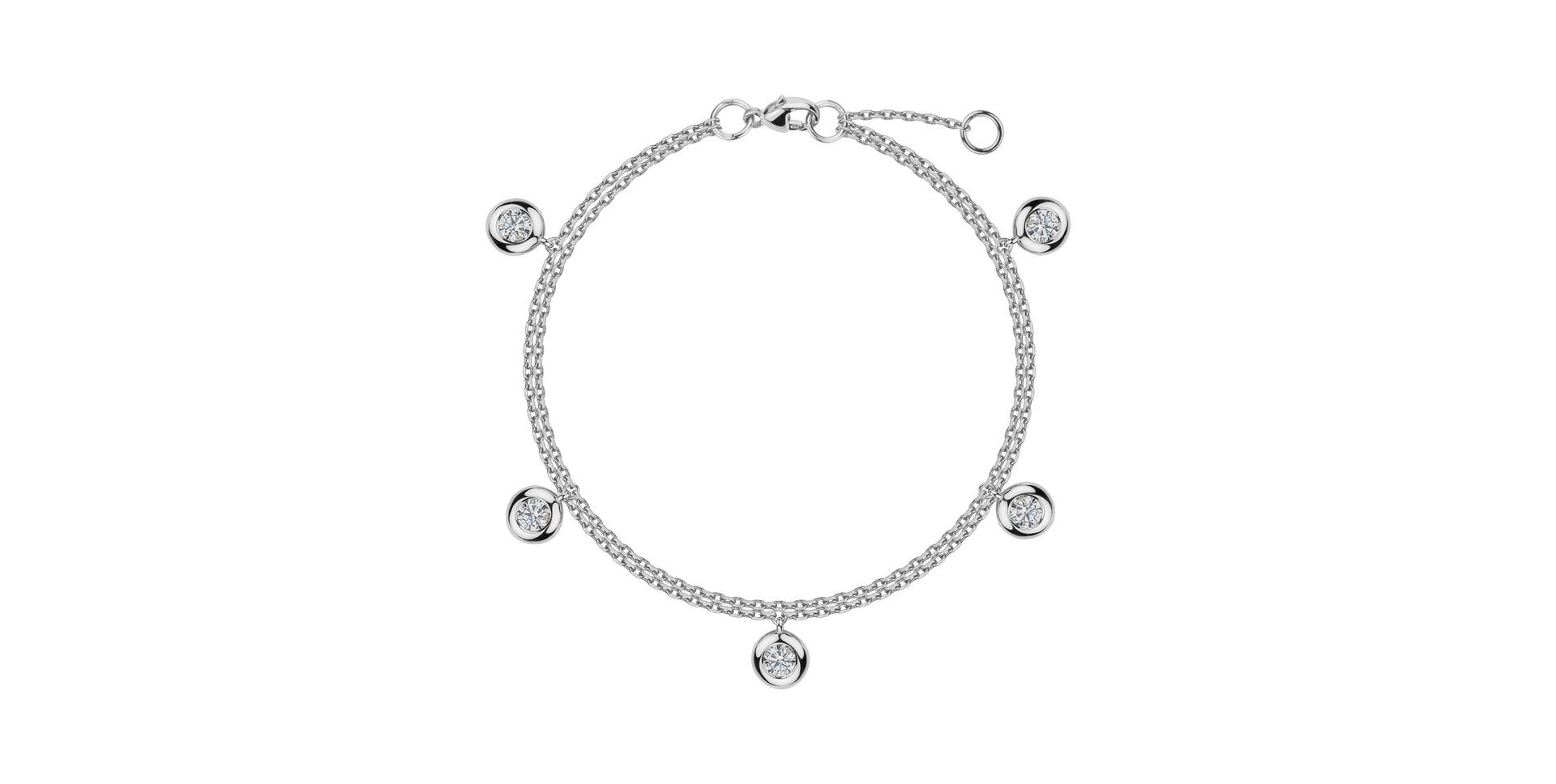 Náramek s diamanty Adorable Dots