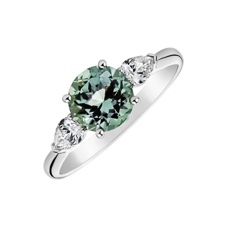 Prsten s turmalínem a diamanty The Enlightened