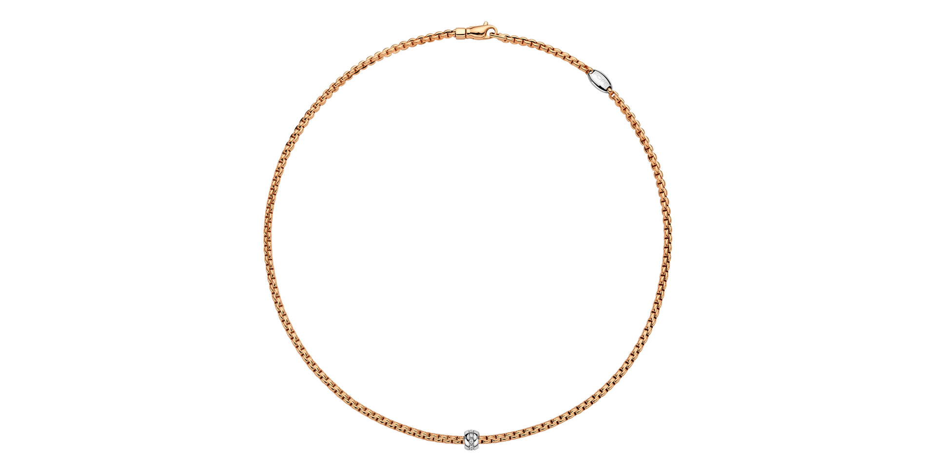 Náhrdelník s diamanty Flex'it