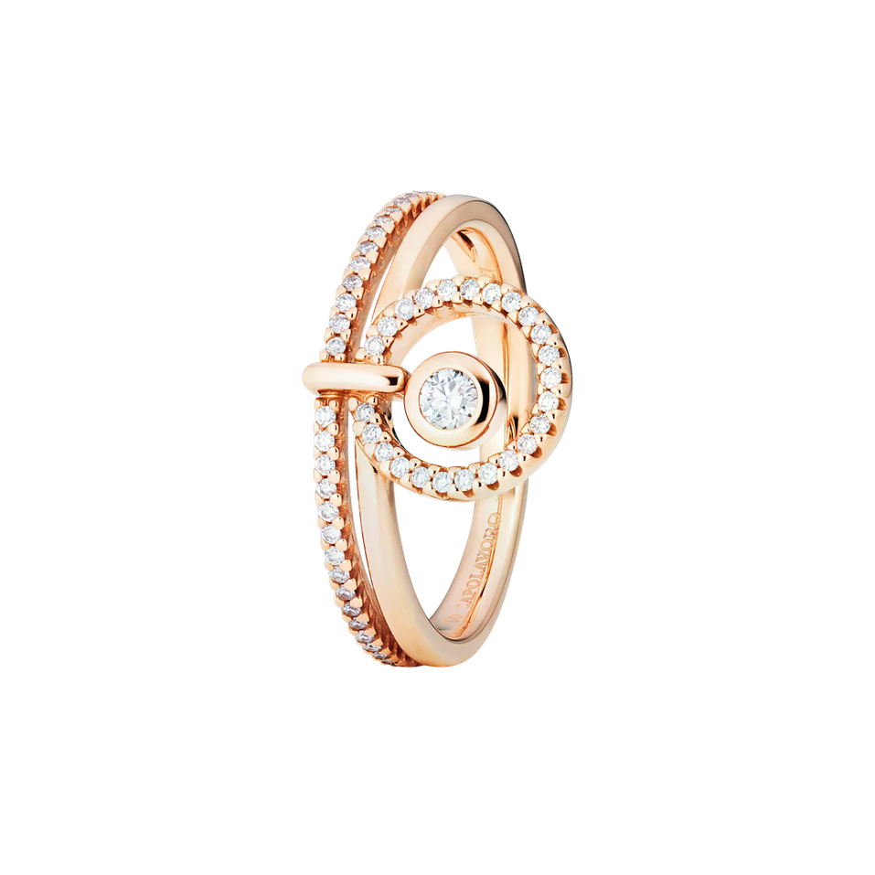 Prsten s diamanty Glam Motion