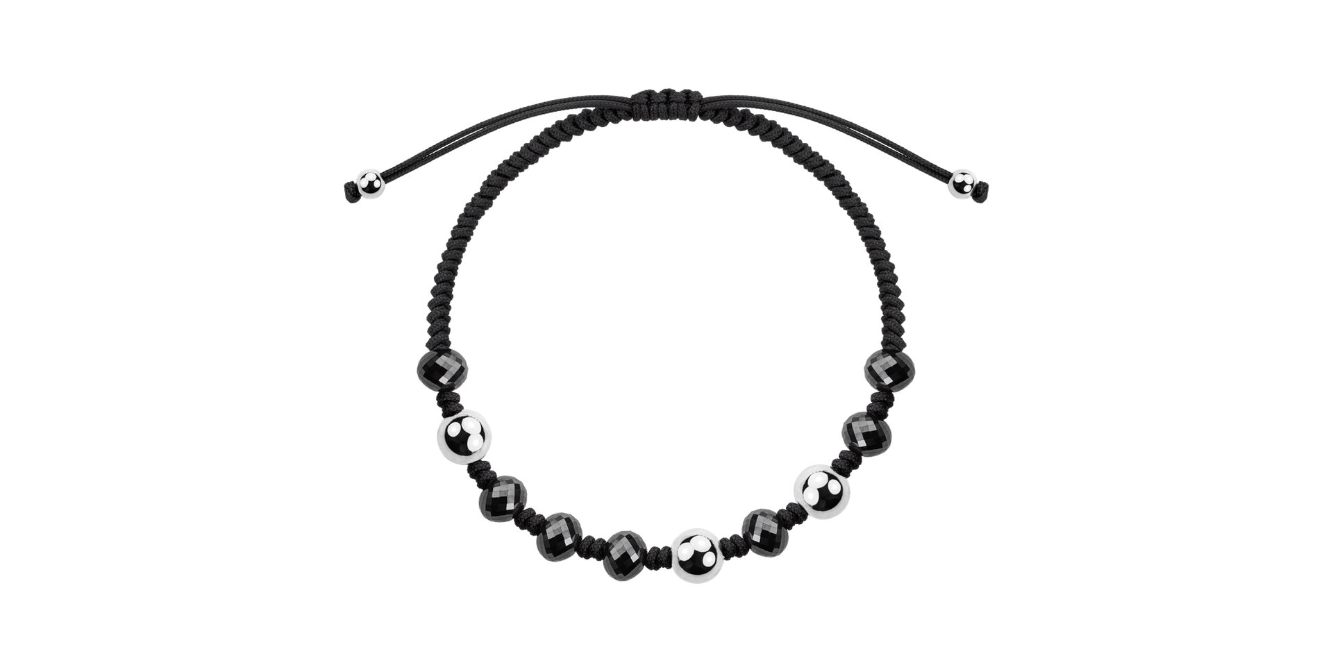 Náramek s černými diamanty Caligo