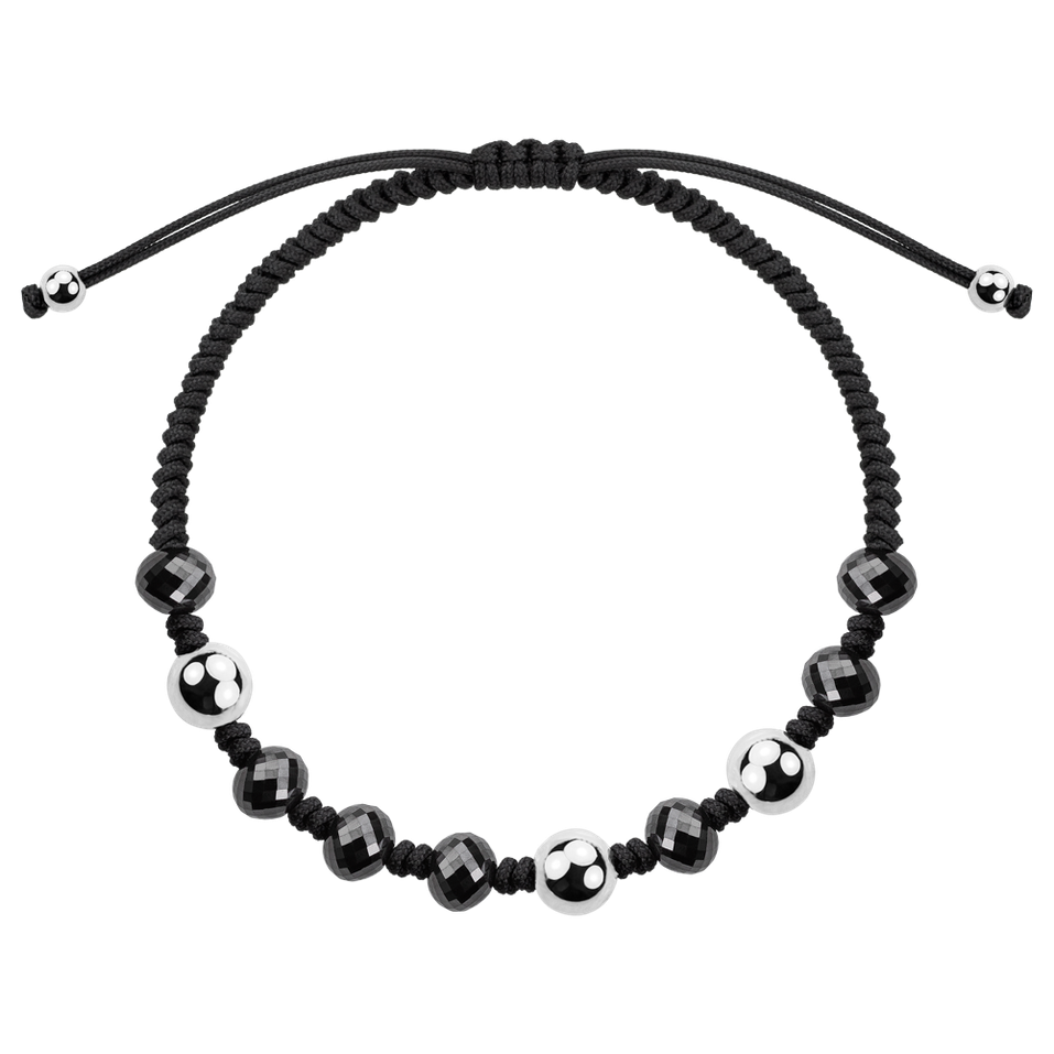 Náramek s černými diamanty Caligo