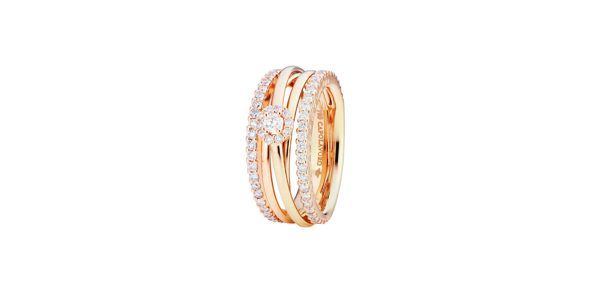 Prsten s diamanty Magnifico