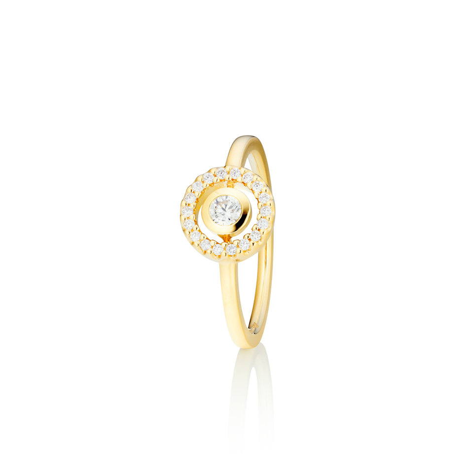 Prsten s diamanty Glam Motion