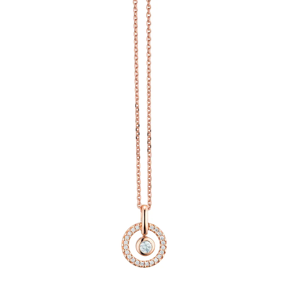 Náhrdelník s diamanty Glam Motion