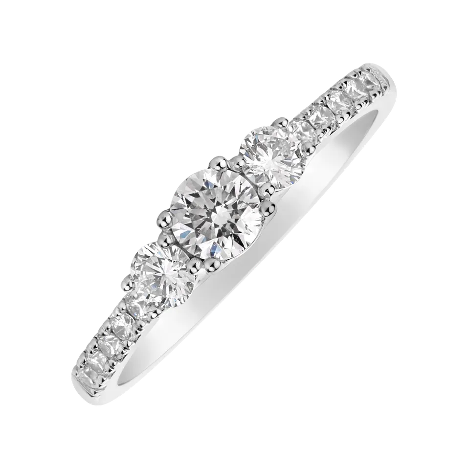 Prsten s diamanty Flare
