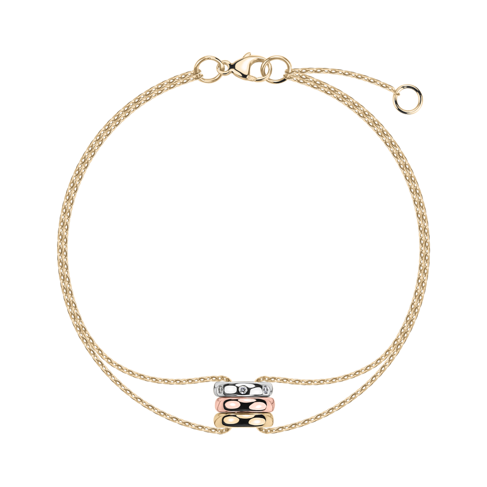 Náramek s diamanty Three Destinies