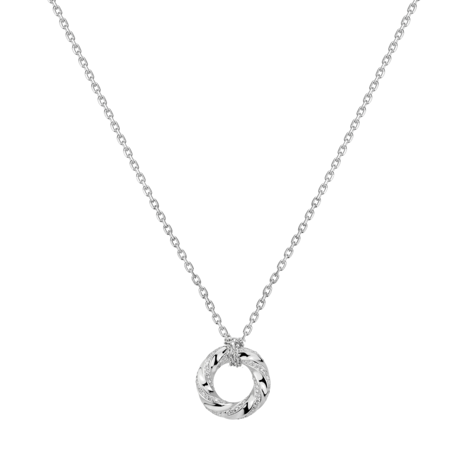Náhrdelník s diamanty Shining Circle