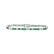 Náramek s diamanty a smaragdy Belissia2