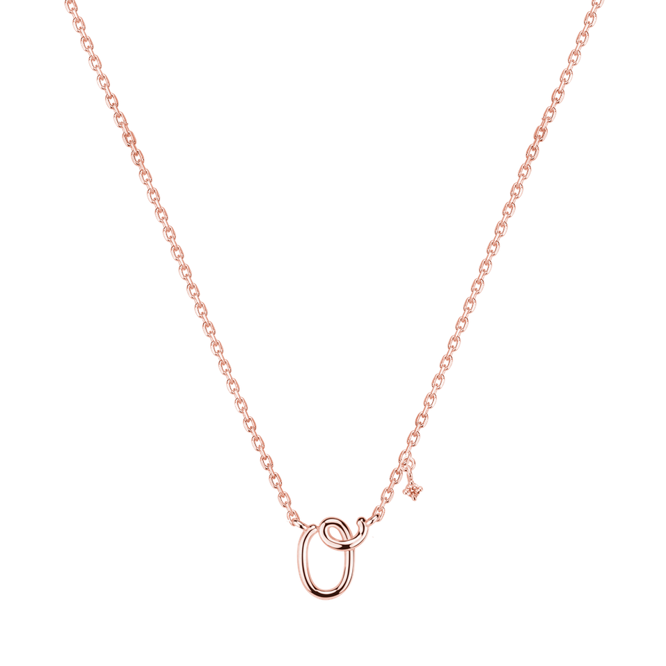 Náhrdelník s diamantem Elegance Letter