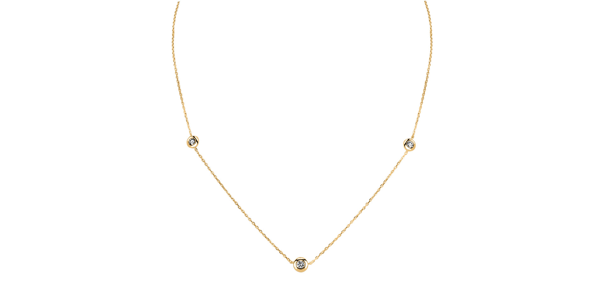 Náhrdelník s diamanty Atervi