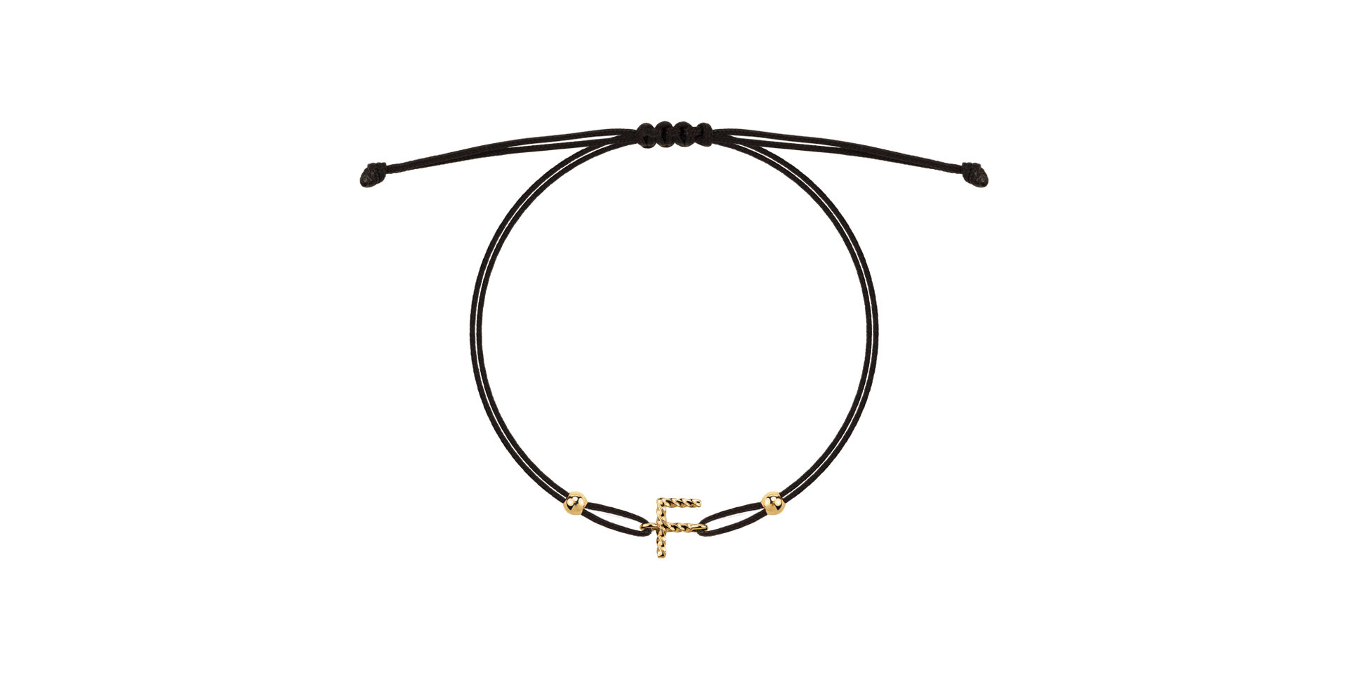 Náramek Spiral Alphabeth F