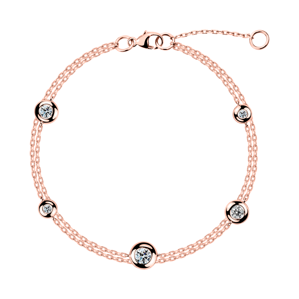 Náramek s diamanty Love Points