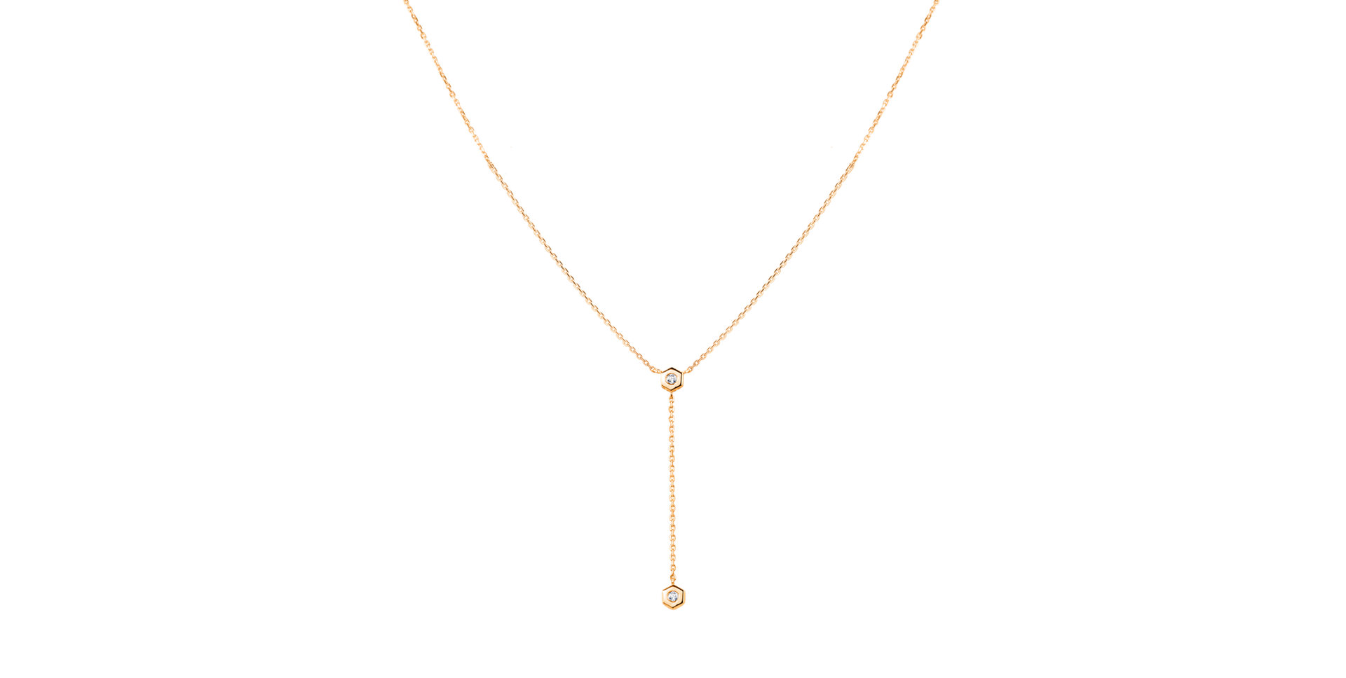 Náhrdelník s diamanty Six Sides