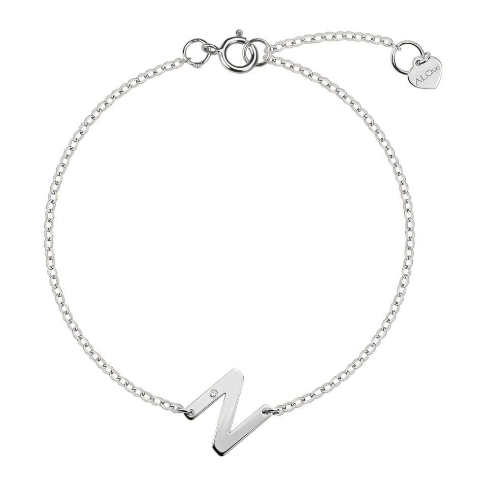 Náramek s diamantem Big Line