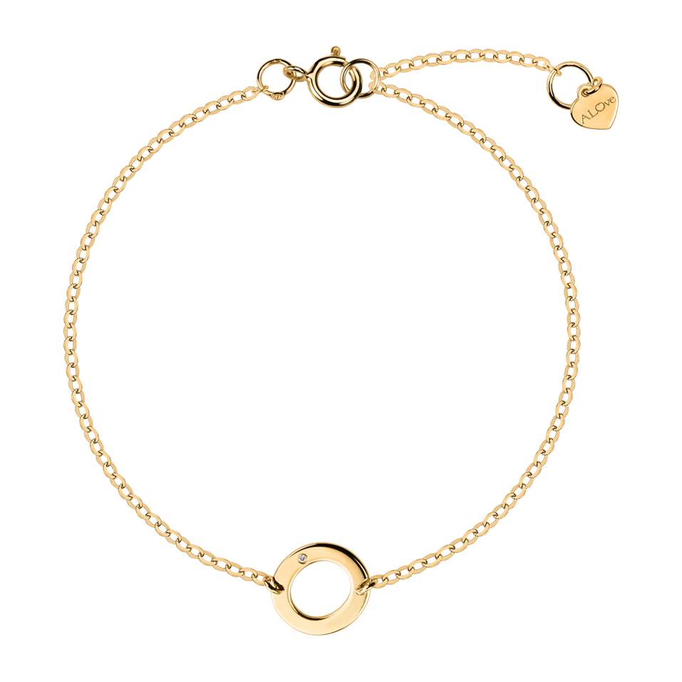 Náramek s diamantem Big Line