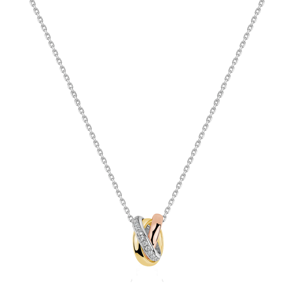 Náhrdelník s diamanty Three Destinies