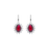 Náušnice s diamanty a rubínem Princess2