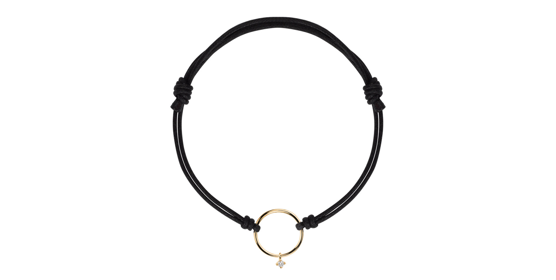 Náramek s diamantem Shiny Loop