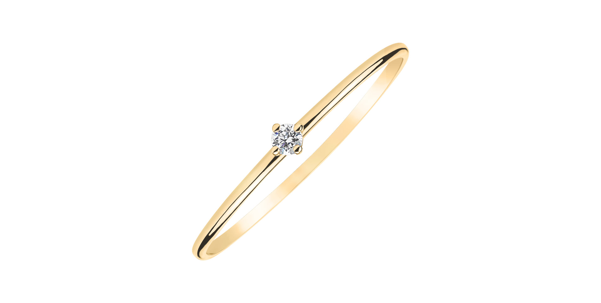 Prsten s diamantem Tango