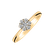 Prsten s diamanty Shiny Flower1
