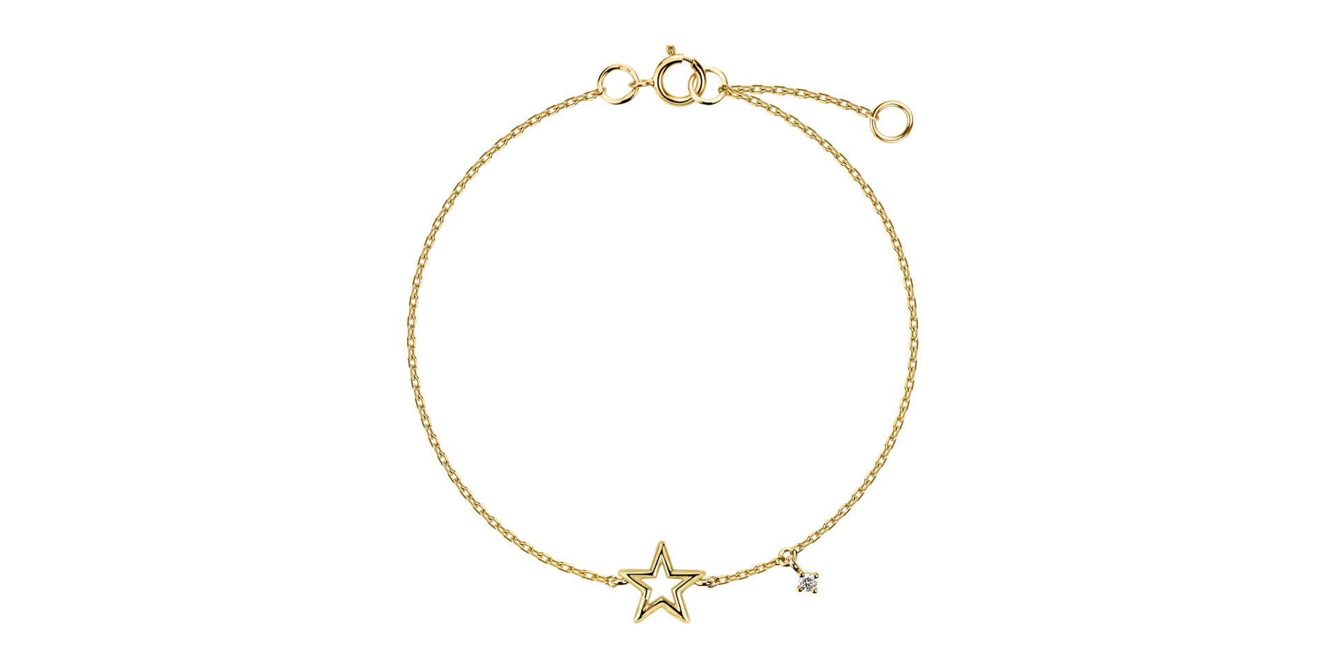 Náramek s diamantem Starlight