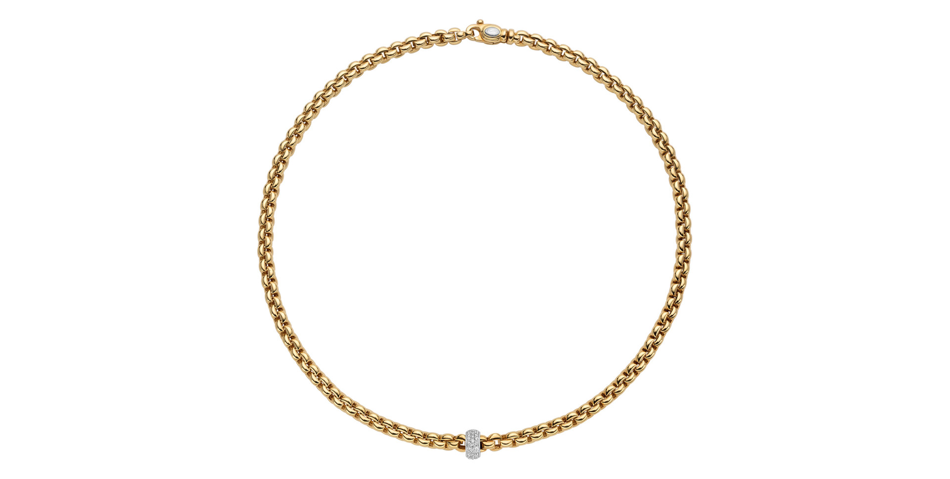 Náhrdelník s diamanty Flex'it