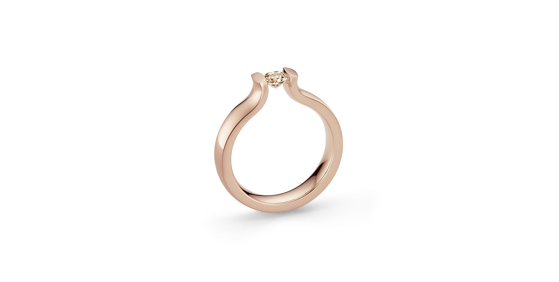 Prsten s diamantem Spannring Lucia