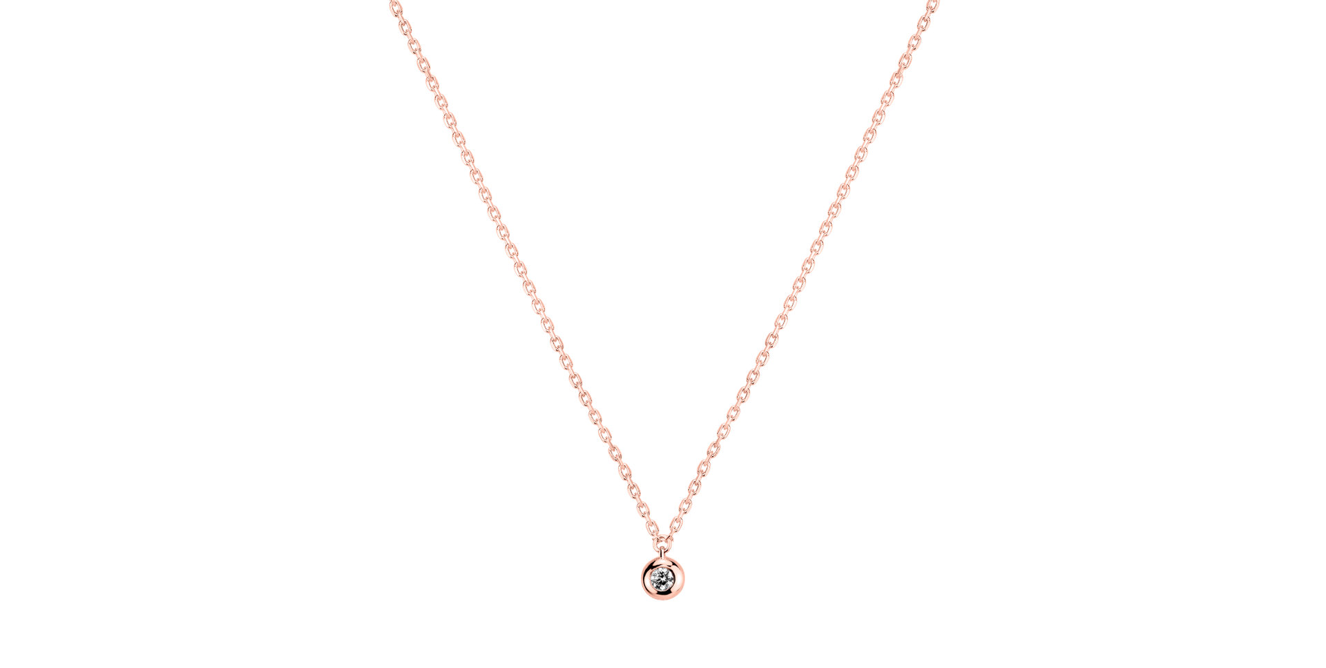 Náhrdelník s diamantem Sparkling Dots