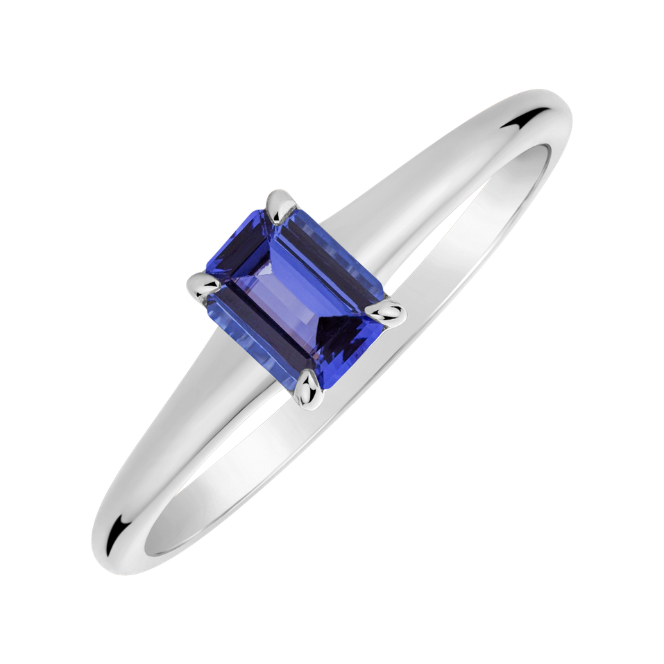 Prsten s tanzanitem Winslow