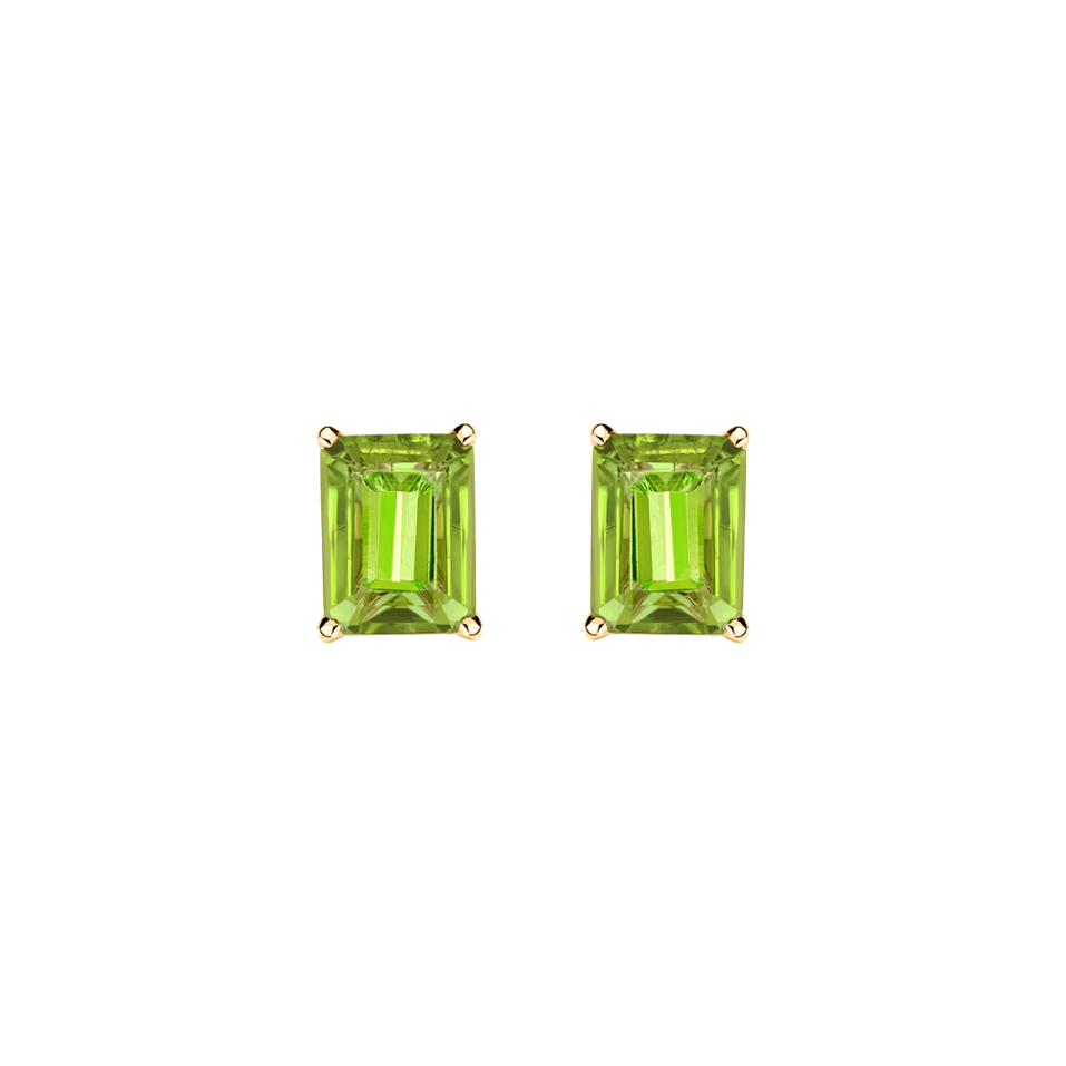 Náušnice s peridotem Winslow