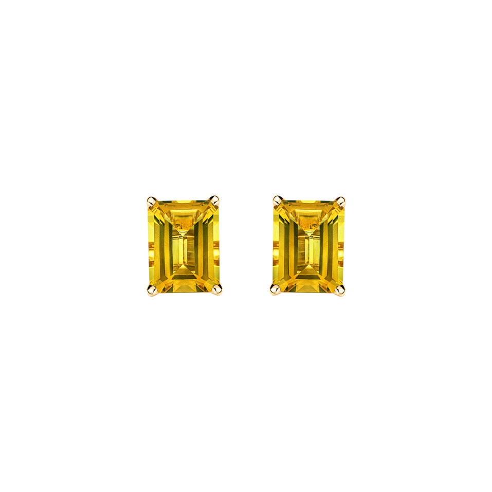 Náušnice s citrínem Winslow