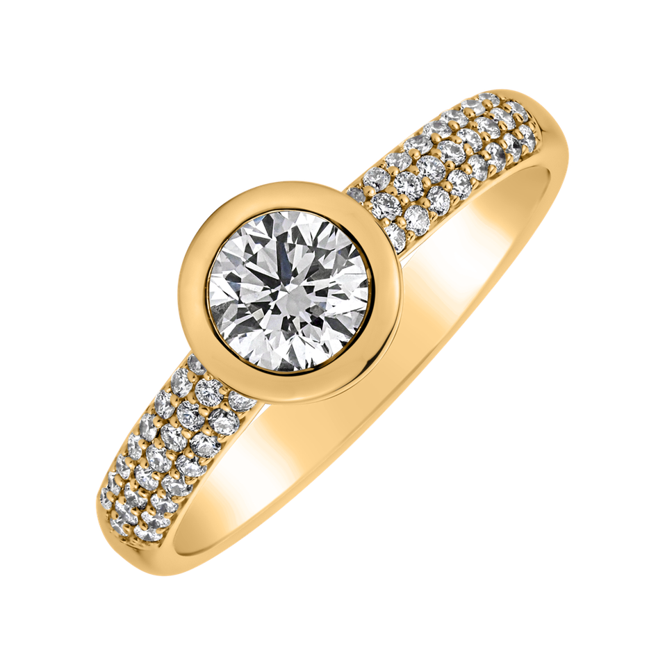 Prsten s diamanty Moon Highness