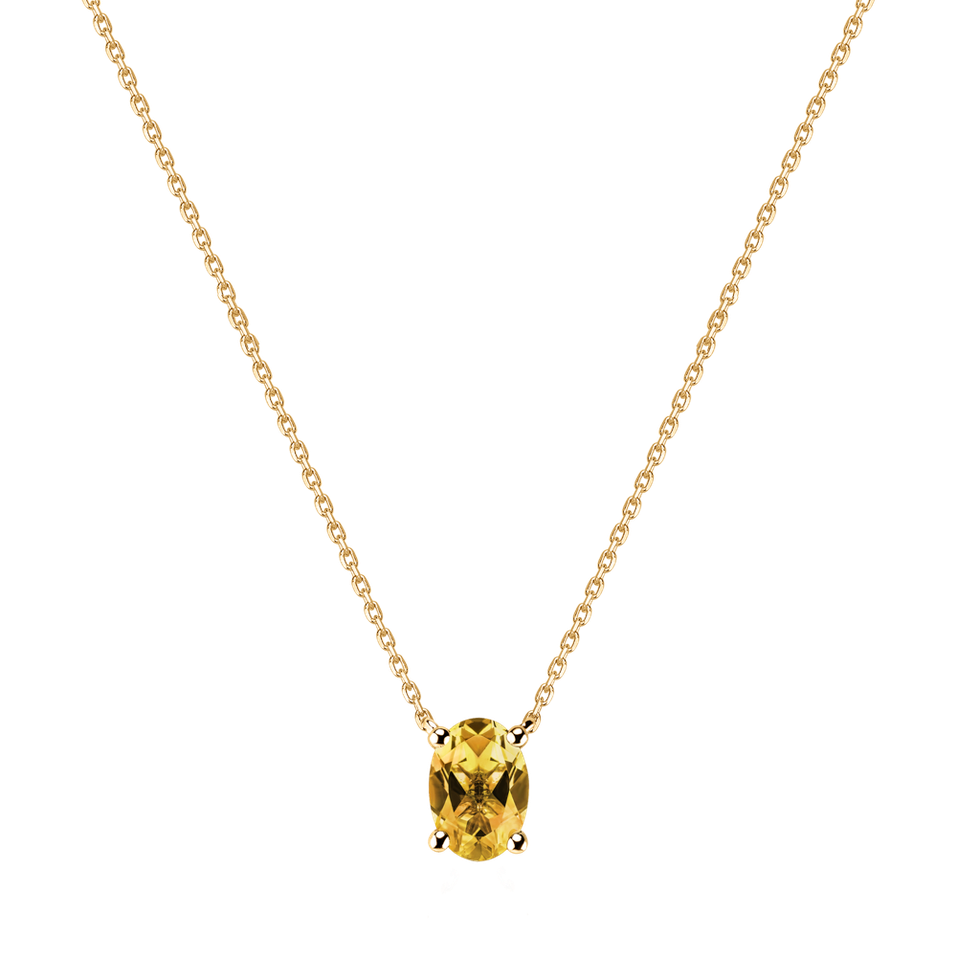 Náhrdelník s citrínem Mystic Depth