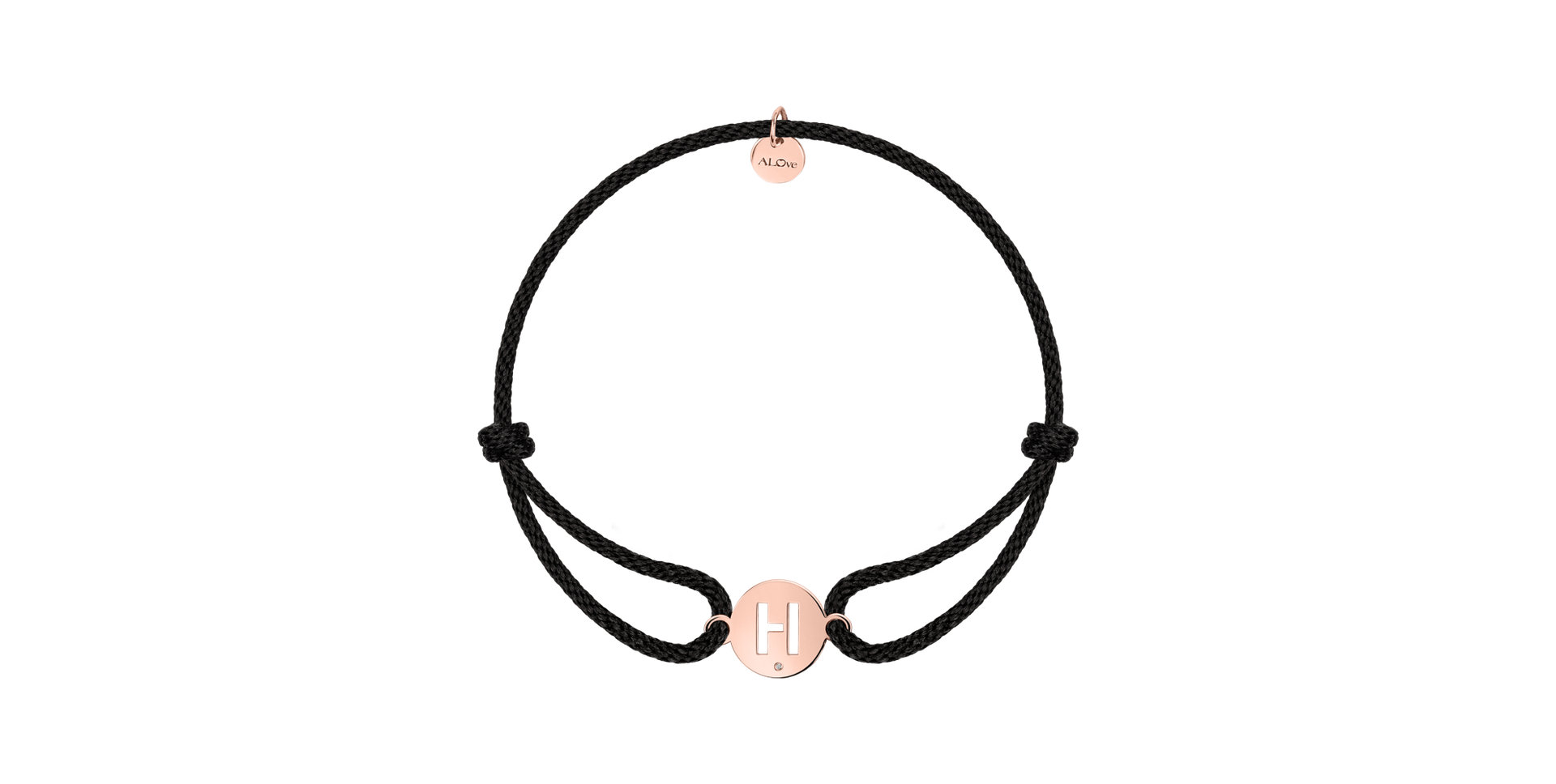 Náramek s diamantem Cut Coin H