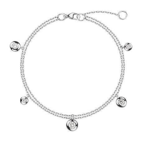 Náramek s diamanty Dots
