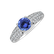 Prsten s diamanty a tanzanitem Viorica2