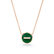 Náhrdelník s diamanty, malachitem a perletí POM POM DOT2