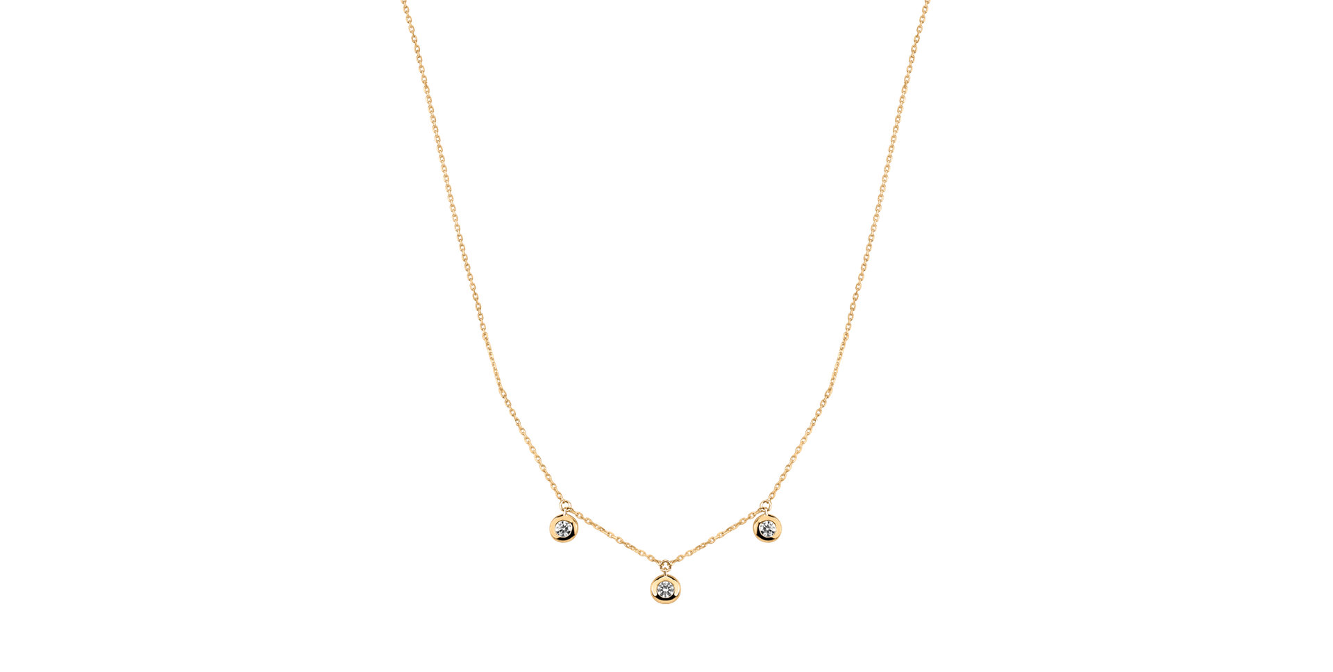 Náhrdelník s diamanty Sparkling Dots