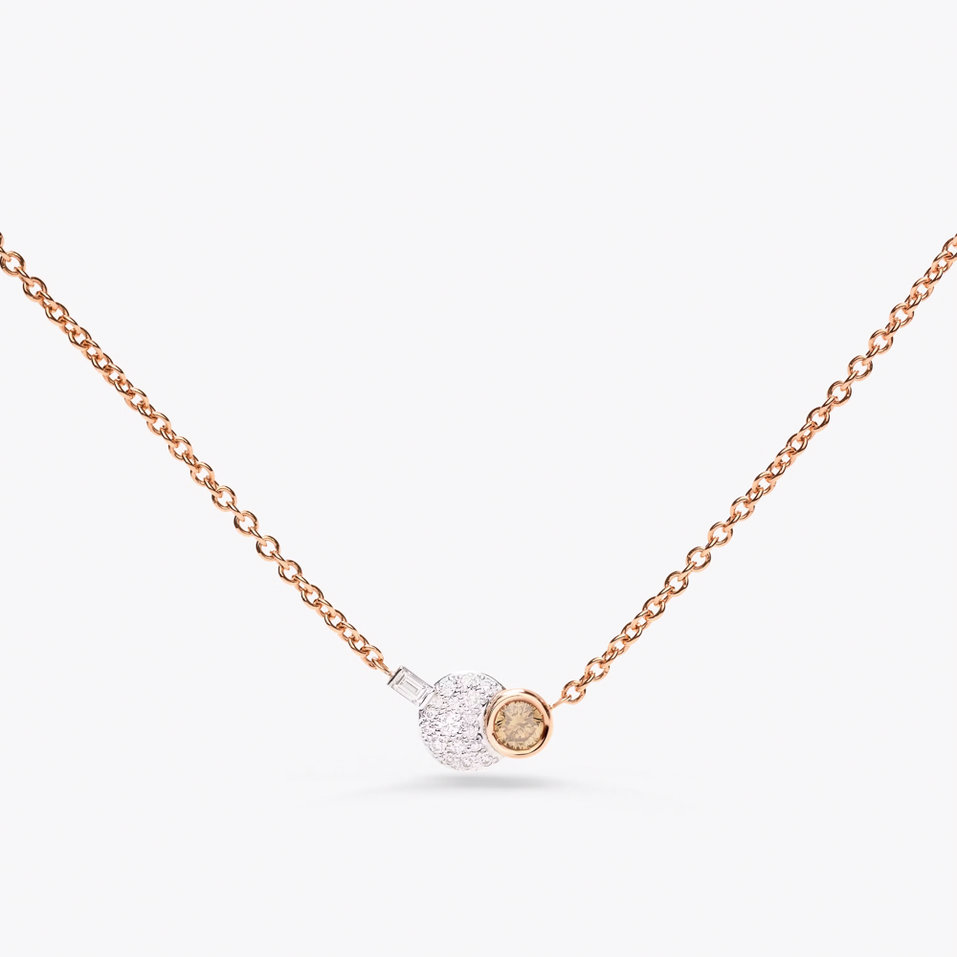Náhrdelník s diamanty Sabbia