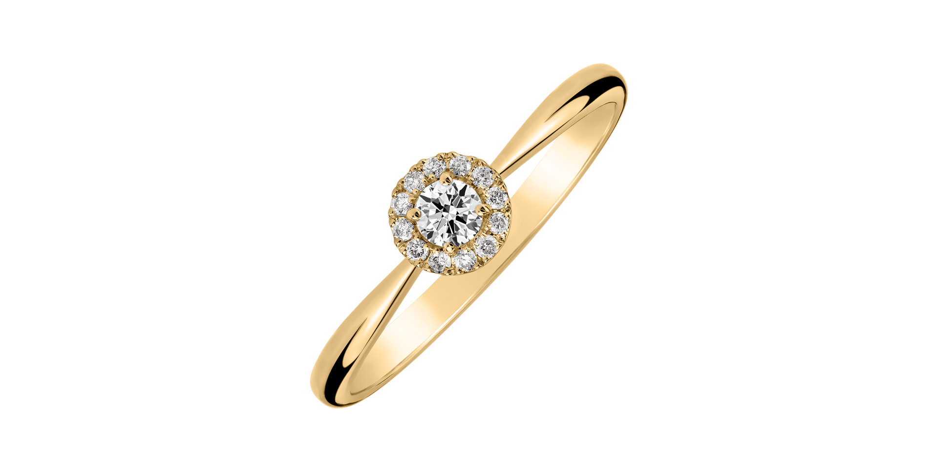 Prsten s diamanty Elara