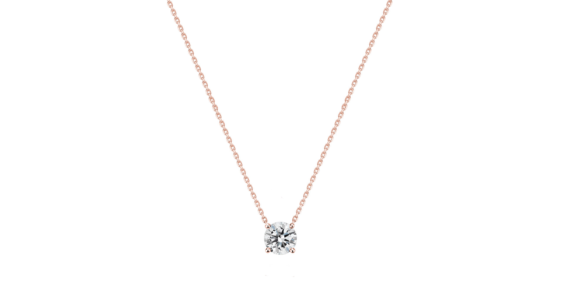 Náhrdelník s diamantem Pure Light