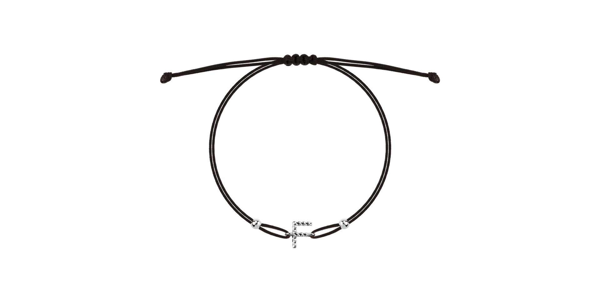 Náramek Spiral Alphabeth F