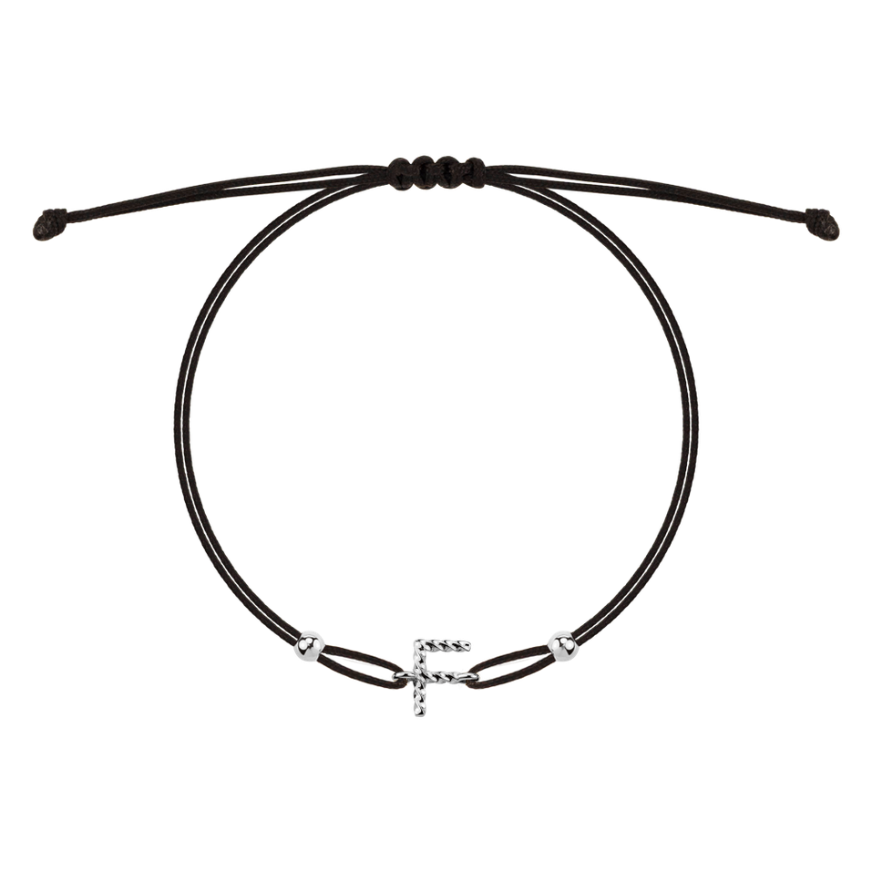 Náramek Spiral Alphabeth F