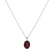 Náhrdelník s diamantem a rhodolitem Élise2