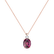 Náhrdelník s diamantem a rhodolitem Alexandria2