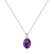 Náhrdelník s diamantem a ametystem Alexandria2
