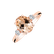 Prsten s diamanty a morganitem Clementine Haze2