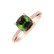 Prsten s diamanty a turmalínem Melody Harmony2